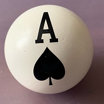 A - pikové eso (A - ace of spades)